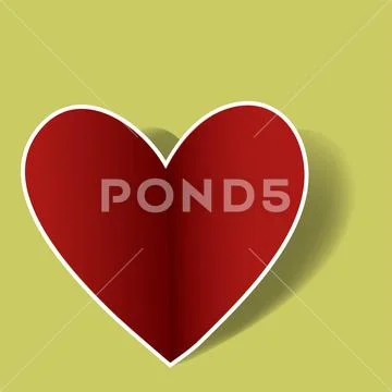 Heart Love Emoji Icon Object Symbol Gradient Vector Art Design ...