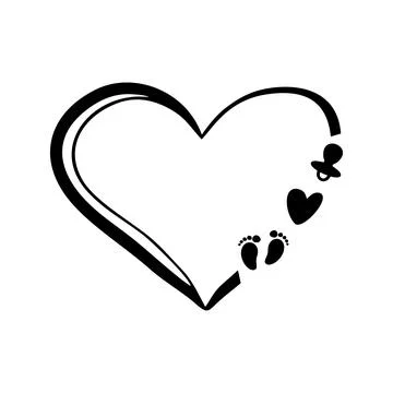 Heart of love Stock Illustration