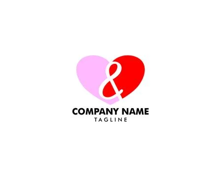 Heart Love Logo Template Vector Icon Design Stock Illustration