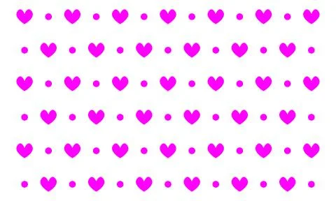 Heart love pattern background Stock Illustration