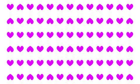 Heart love pattern background Stock Illustration