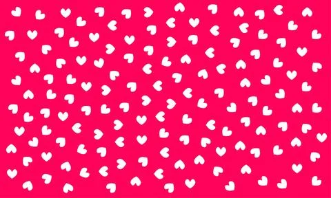 Heart love pattern background Stock Illustration