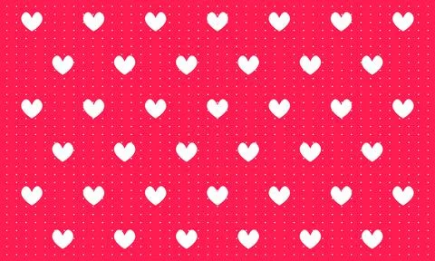 Heart love pattern Stock Illustration