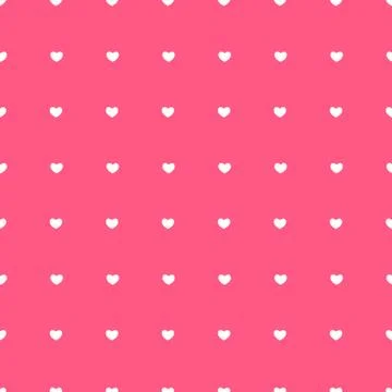 Heart Love Seamless Pattern Background Vector Illustration Stock Illustration