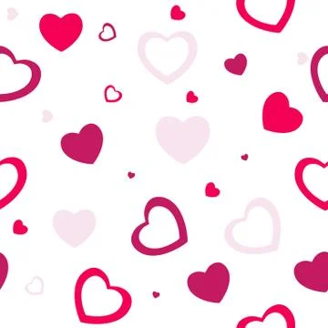 Heart love seamless pattern background.  illustration 스톡 일러스트