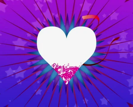 Heart masking 스톡 동영상 504666