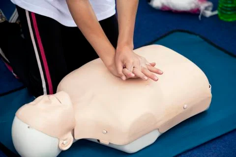 Heart massage Stock Photos