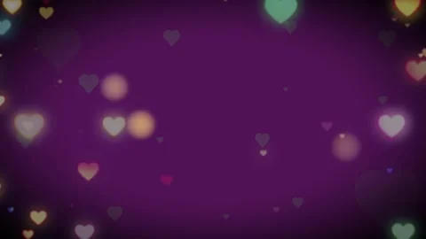 Heart Matrix Digital Rain Code Seamless Loop Background Vídeos de archivo 333223536