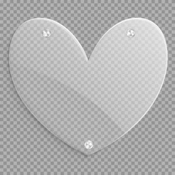 Heart with a metallic gradient Illustrazione stock