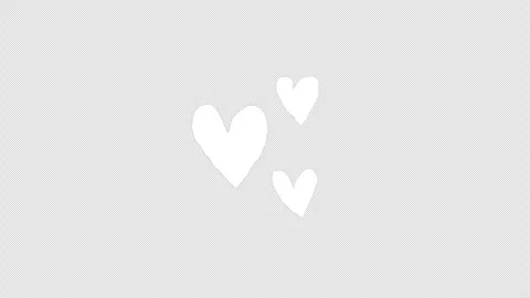 Heart with Mini Hearts Pulsing Scale Loop Animation on Transparent Background Video stock 337556792