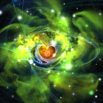 Heart nebula Stock Illustration