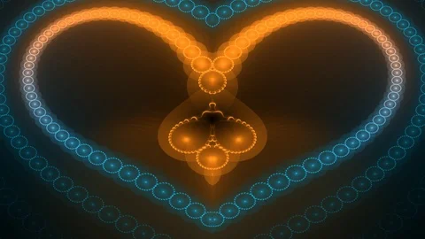 Heart necklace Stock Footage 124065735