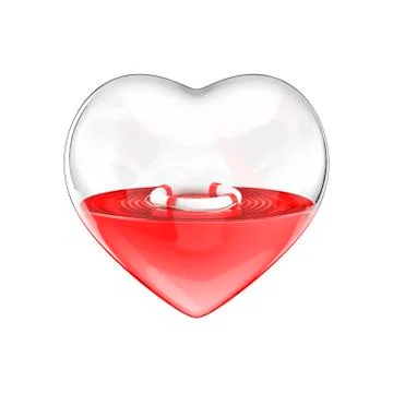 Heart in need of rescue 스톡 일러스트