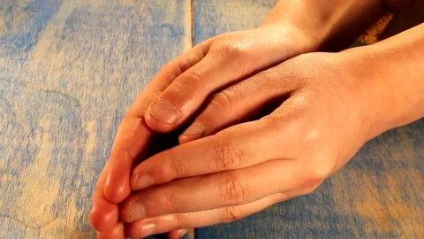 Heart in palms Stock Footage 120278306