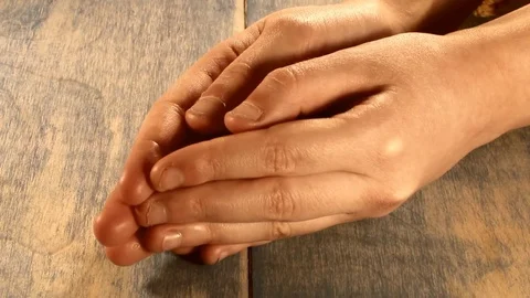 Heart in palms Stock Footage 120278307