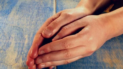 Heart in palms Stock Footage 120278332