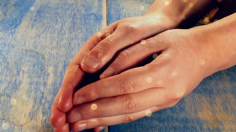 Heart in palms Stock Footage 120278341