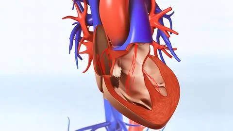 Heart palpitations are the feeling of having a fast, fluttering or pounding h イラスト素材