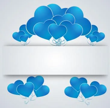 Heart on a paper background Stock Illustration