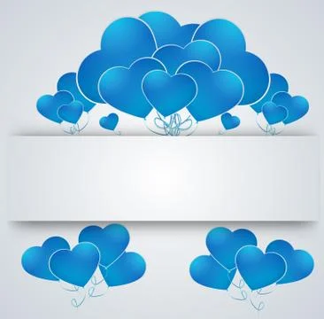 Heart on a paper background Stock Illustration