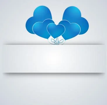 Heart on a paper background Stock Illustration