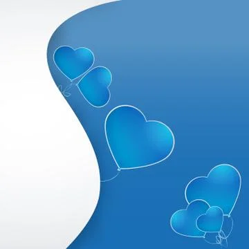 Heart on a paper background Stock Illustration