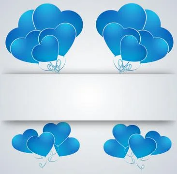 Heart on a paper background Stock Illustration