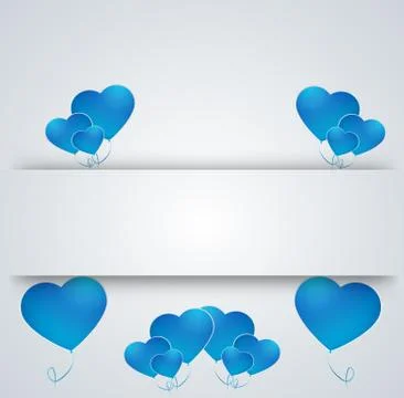 Heart on a paper background Stock Illustration