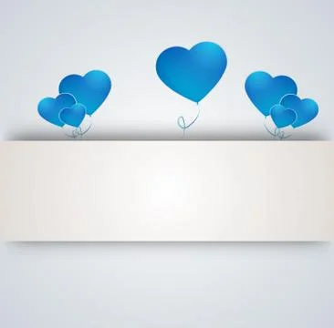 Heart on a paper background Stock Illustration