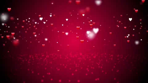 Heart particle background animation Stock Footage 298826952