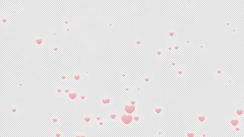 Heart particle effect Video stock 145978716