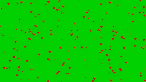 Heart Particle effect for video editing Stock Footage 268575851
