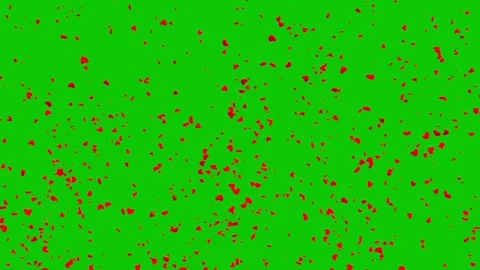 Heart Particle effect for video editing Stock Footage 268576064