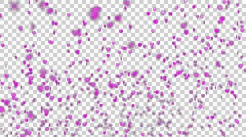 HEART Particles 02-alpha Stock Footage 49711480