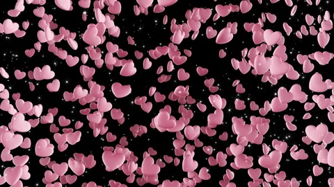 Heart particles 25 b1 Stock Footage 308520335
