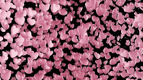 Heart particles 25 b2 Stock Footage 308522691