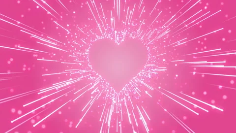Heart particles animation Background. Stock Footage 157944867