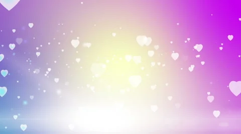 Heart particles explosion background. Stock Footage 46586707