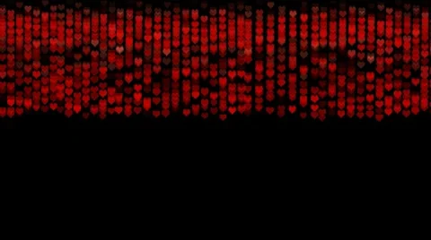 Heart passion matrix Video stock 8663087