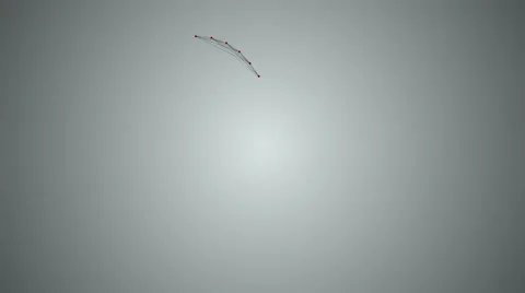 Heart path motion lines and dots Stock Footage 57519359