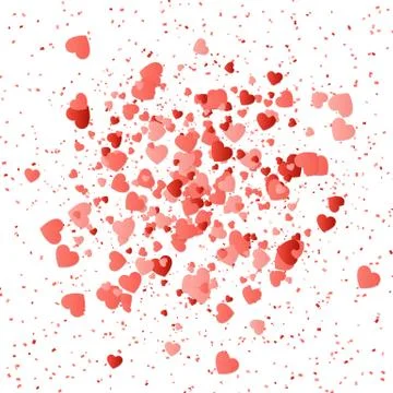 Heart pattern background Stock Illustration
