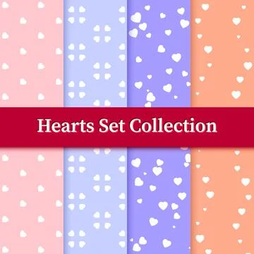 Heart pattern background.  Stock Illustration