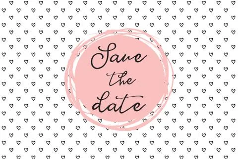 Heart pattern, hand drawn icons and illustrations for valentines and wedding Stock Illustration