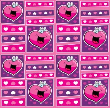 Heart Pattern Stock Illustration