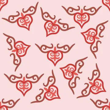 Heart pattern Stock Illustration