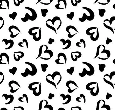 Heart pattern. Illustrazione stock