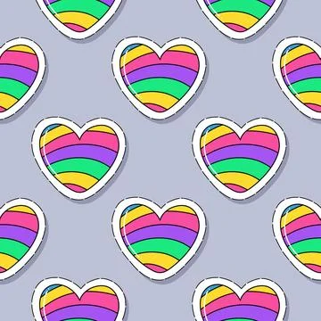 Heart pattern Stock Illustration