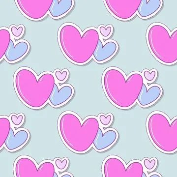 Heart pattern 스톡 일러스트