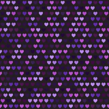 Heart pattern. Seamess vector Stock Illustration