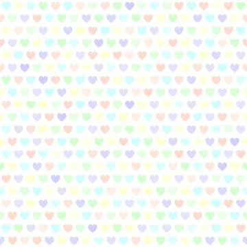 Heart pattern. Seamless vector background Stock Illustration
